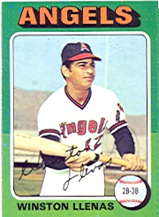 1975 Topps Mini Baseball Cards      597     Winston Llenas